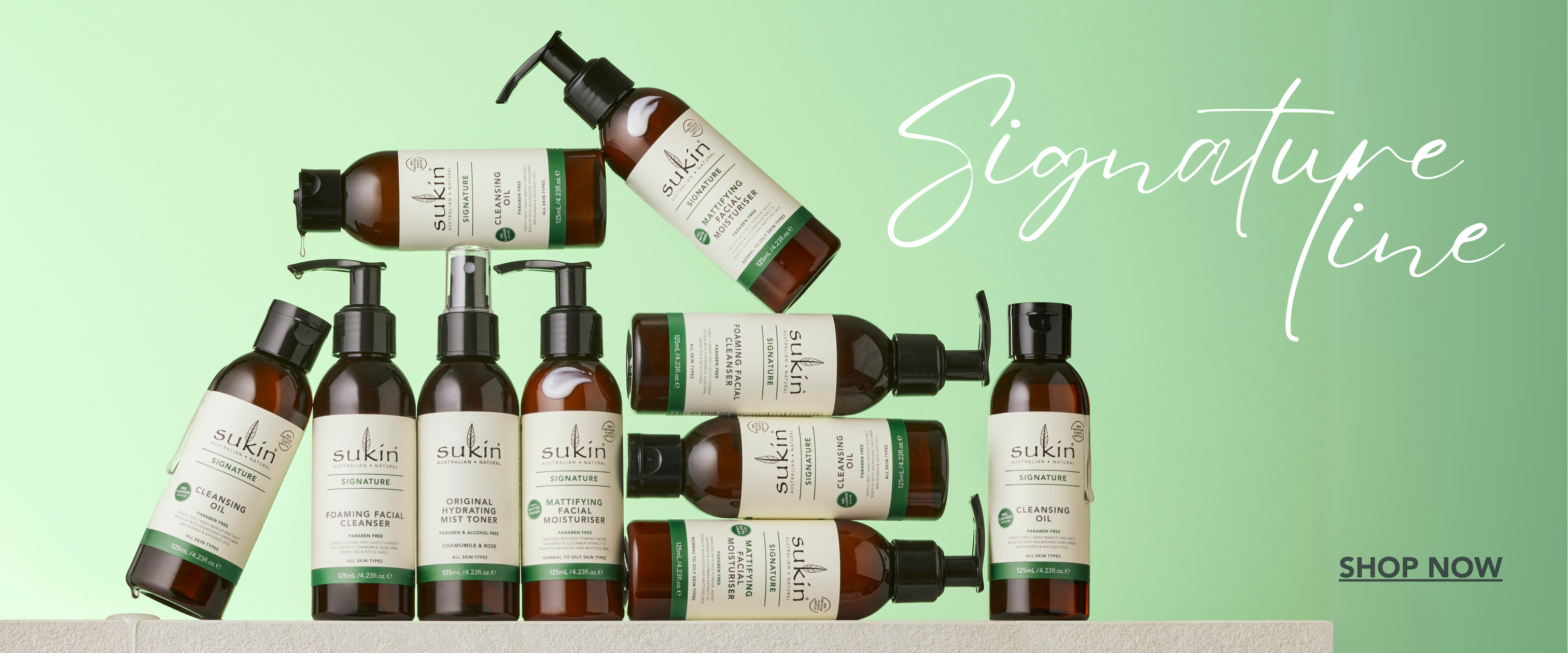 CU SUKIN サンセラム & フェイスマスク 4パック&洗顔 Natural Skincare - Vegan & Cruelty Free Natural Skin Care