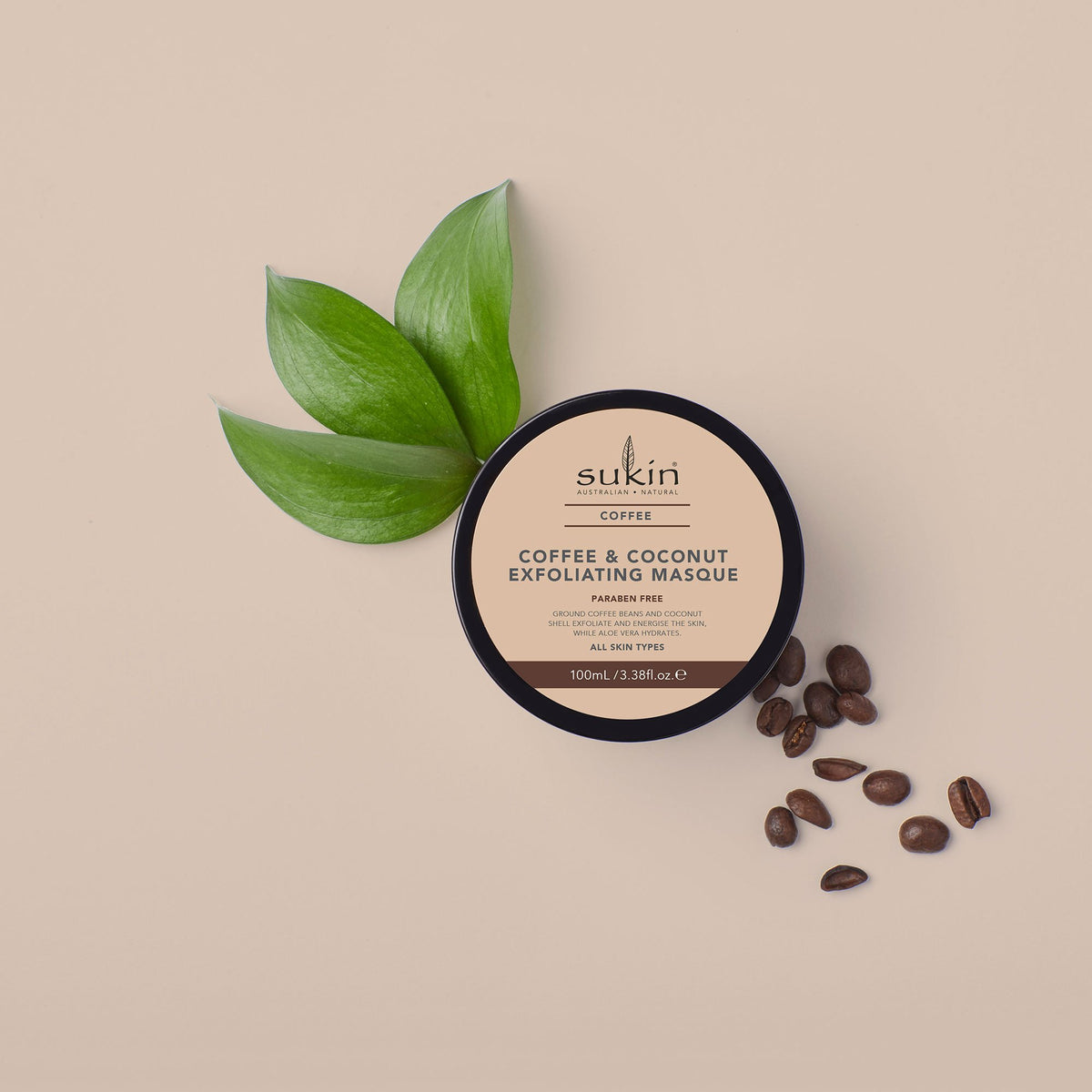 Coffee & Coconut Exfoliating Mask - Sukin Naturals USA